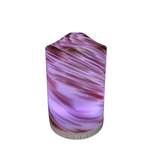 R Imports Aromatherapy Essential Oils Diffuser Color Mood Lights 8" Glass - Picture 4 of 11